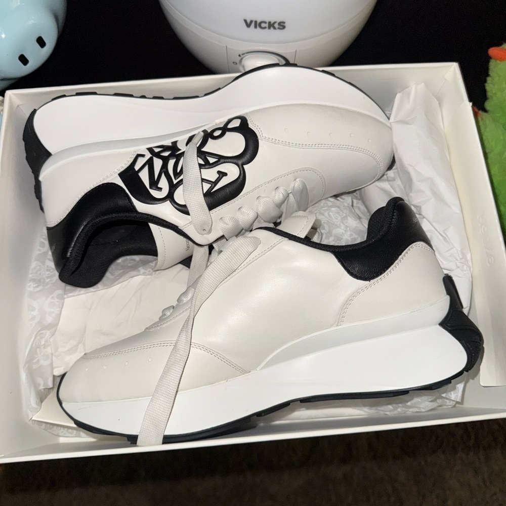 White and Black Sneakers